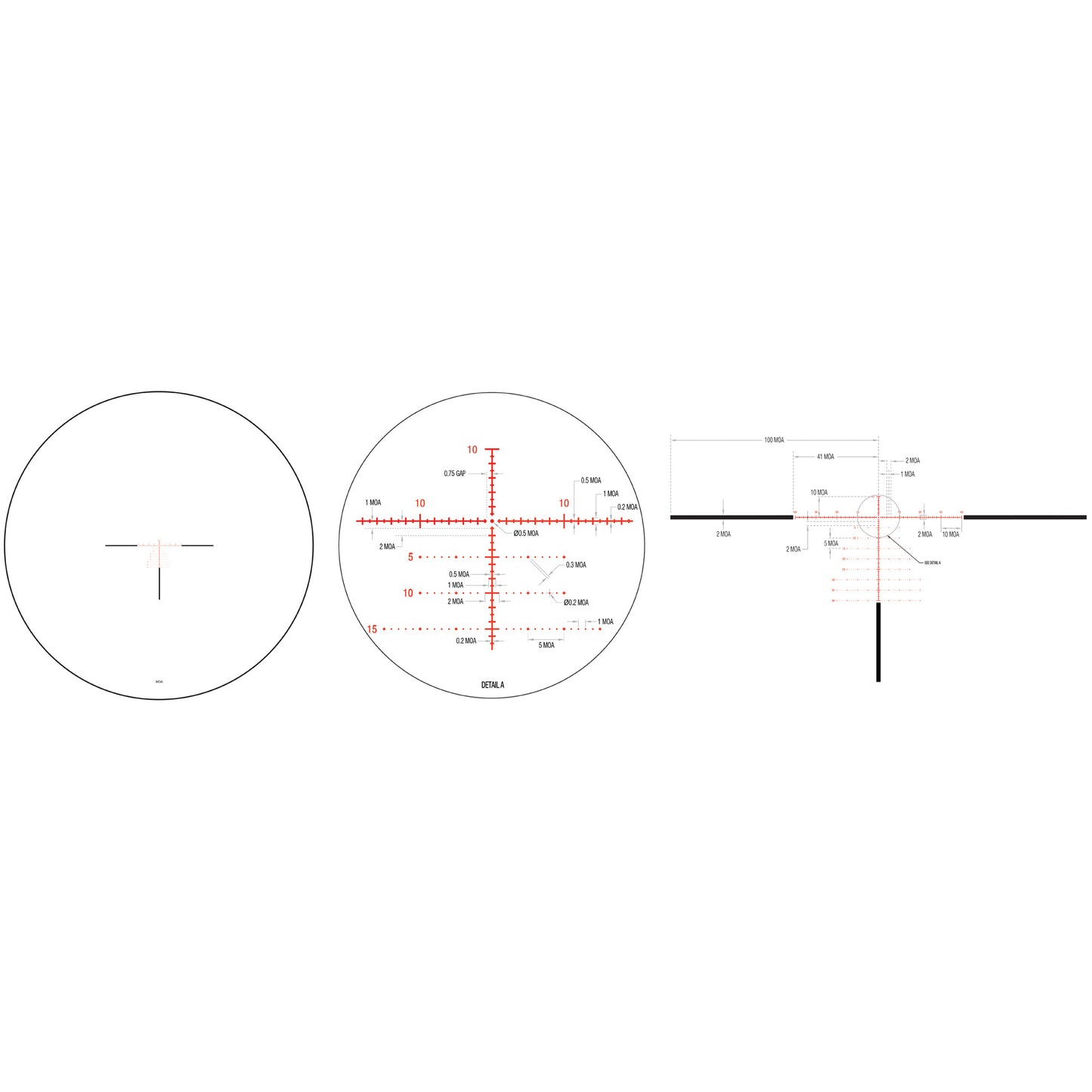 TRIJICON CREDO 2-10X36 FFP MOA RED