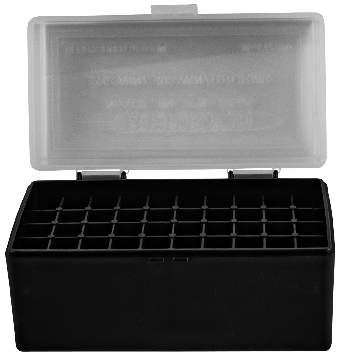 BERRYS 79314 409 AMMO BOX 243/308 50R CLR/BK