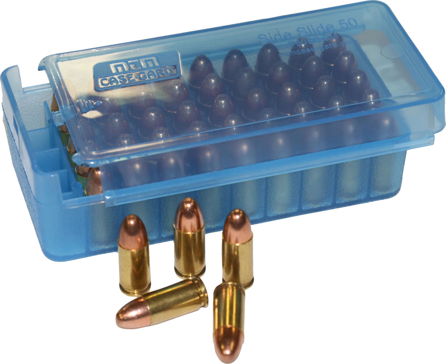 MTM P50SS4524 45 PSTL SLIDE STOP 50RD BOX BLUE