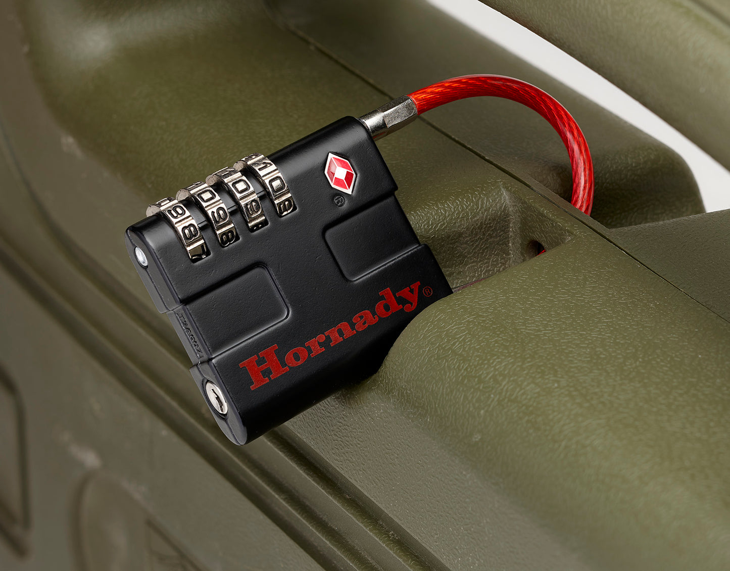HORN 96022 TSA PADLOCK W/CABLE 2PACK