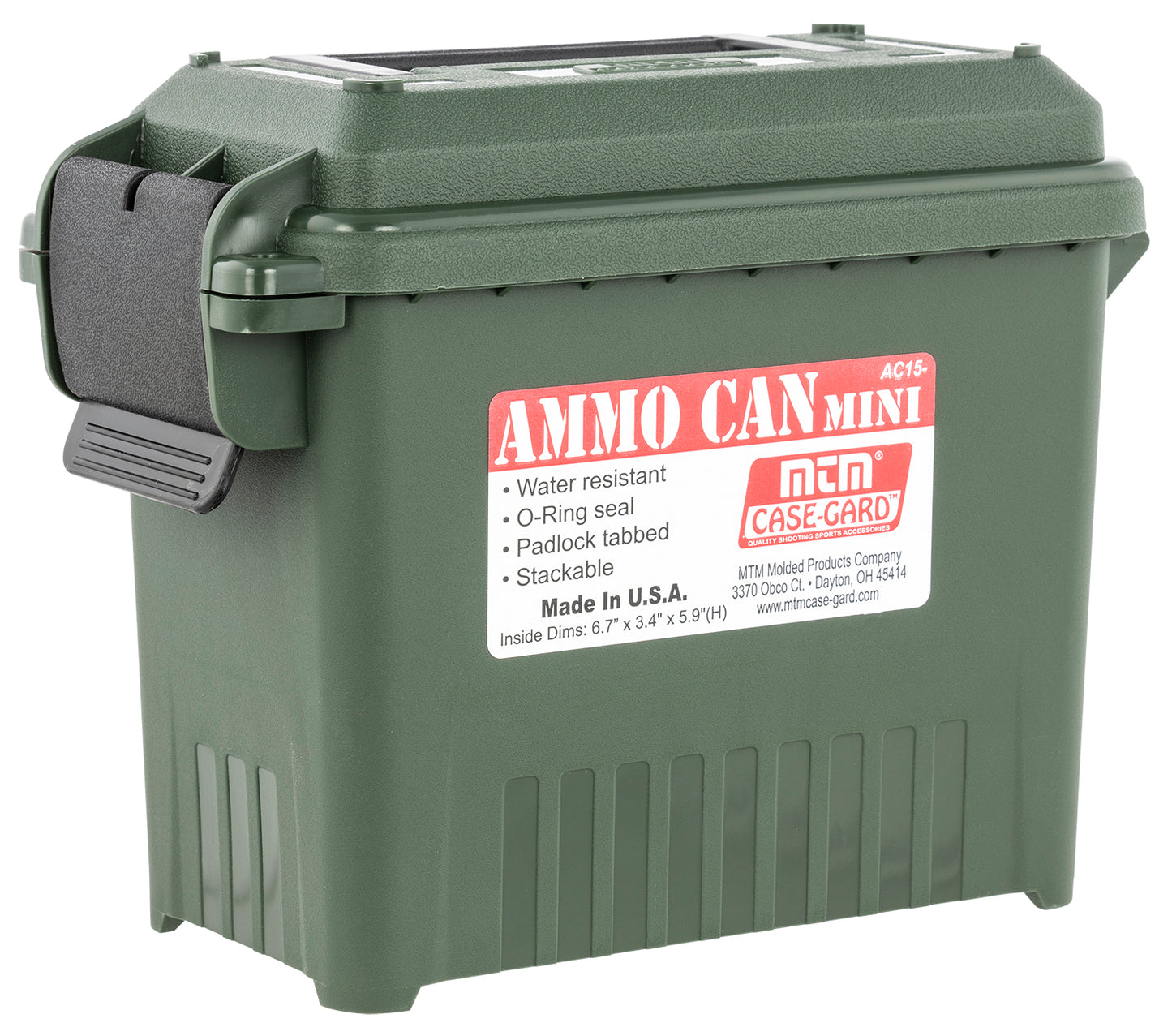 MTM AC1511 AMMO CAN MINI BULK GRN