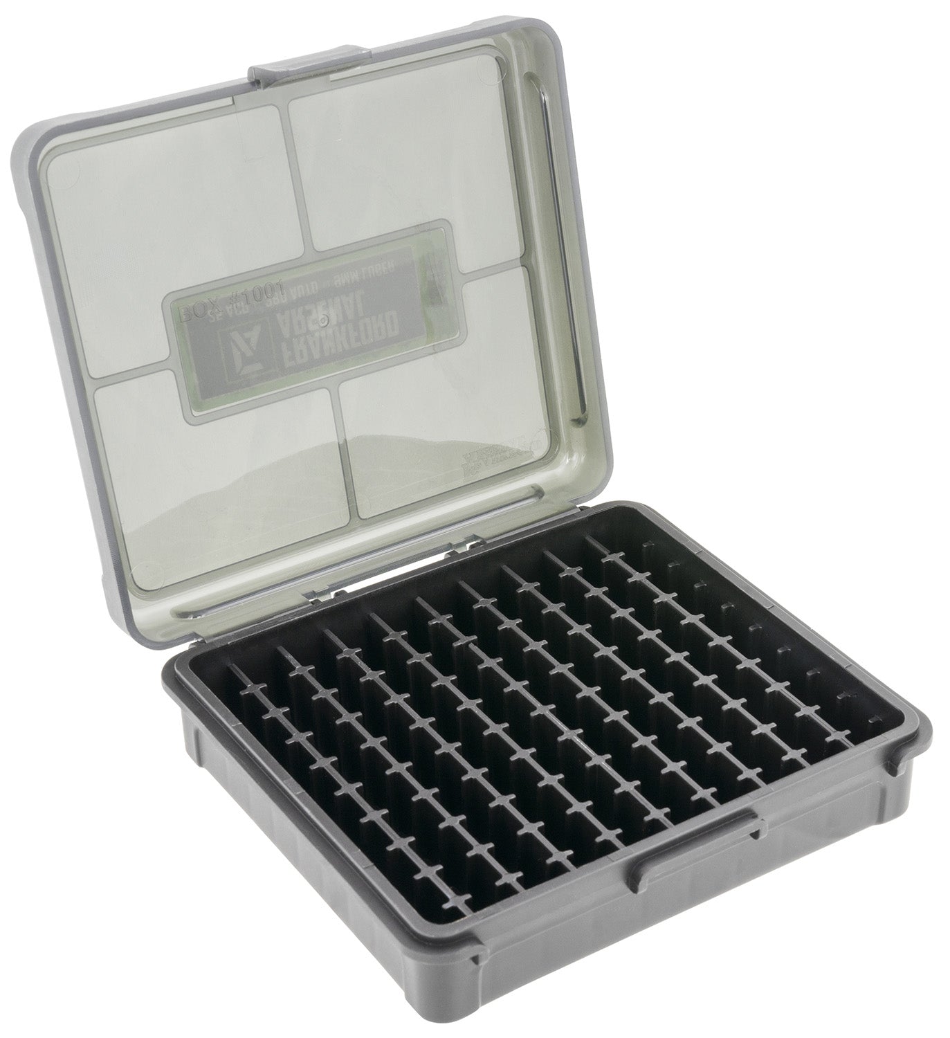FRANK 1083797 HINGE TOP AMMO BOX 25 380 9MM 100R