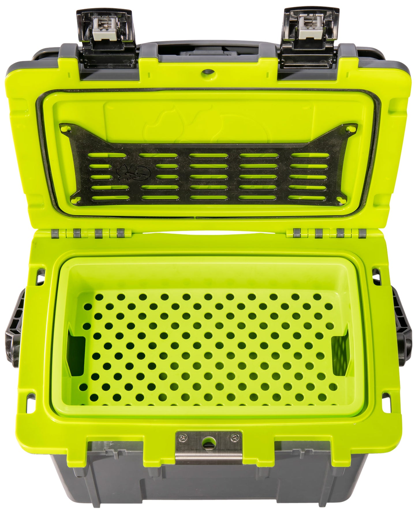 PELICAN 14Q-1-DKGRYEGRN 14QT ELITE COOLER GRY/GRN