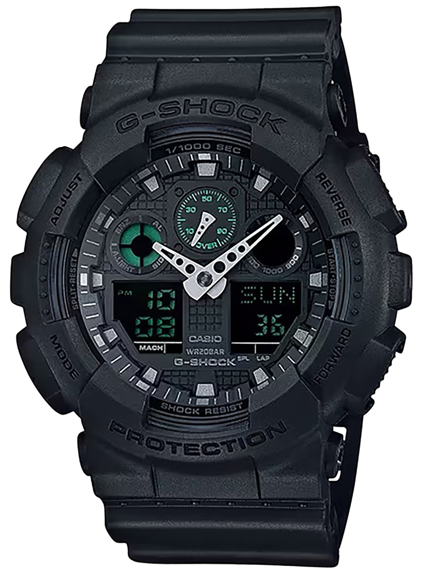 GSHOCK GA100MB1ACR TACTICAL XL BLK