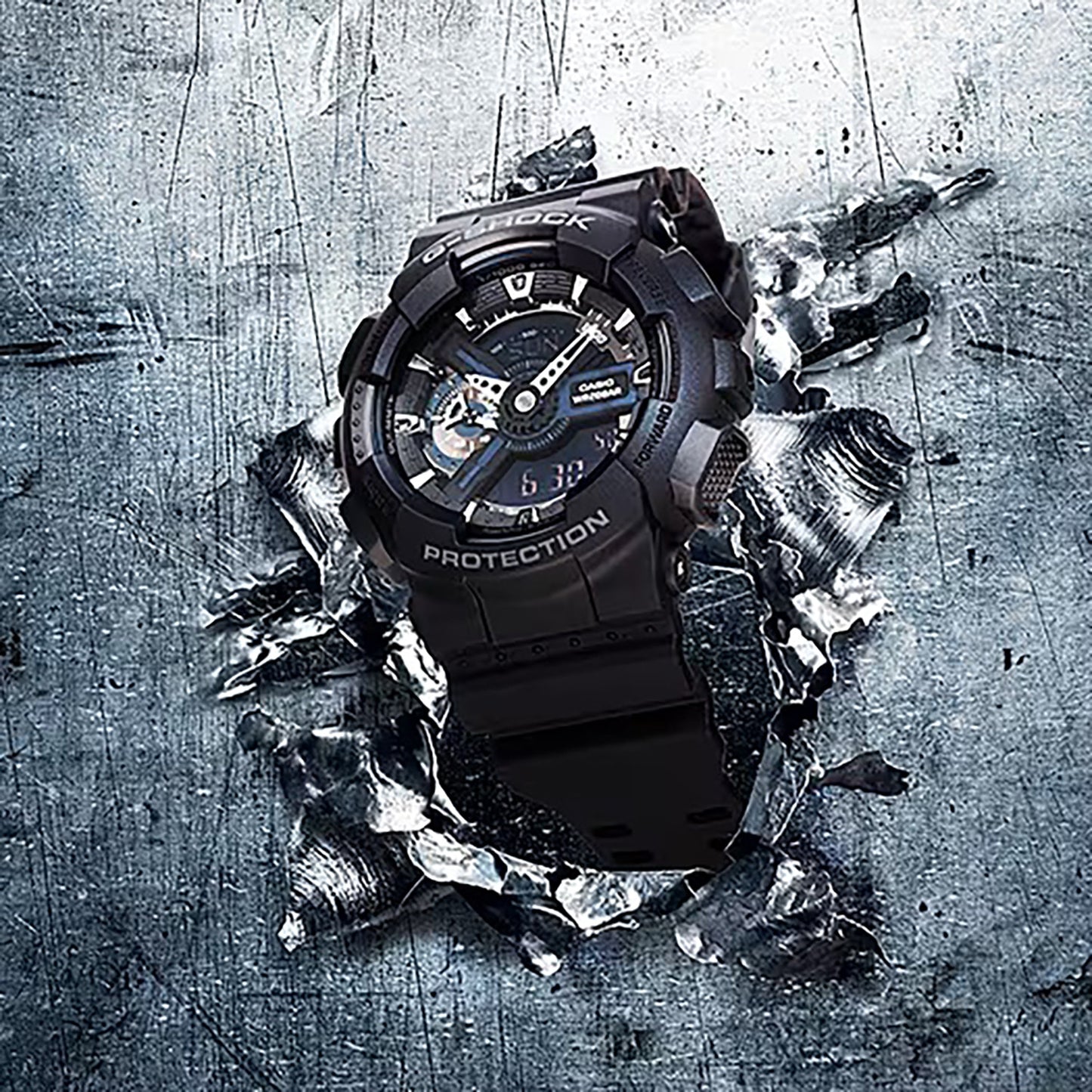 GSHOCK GA1101BCR TACTICAL ANALOG-DGTL BLK