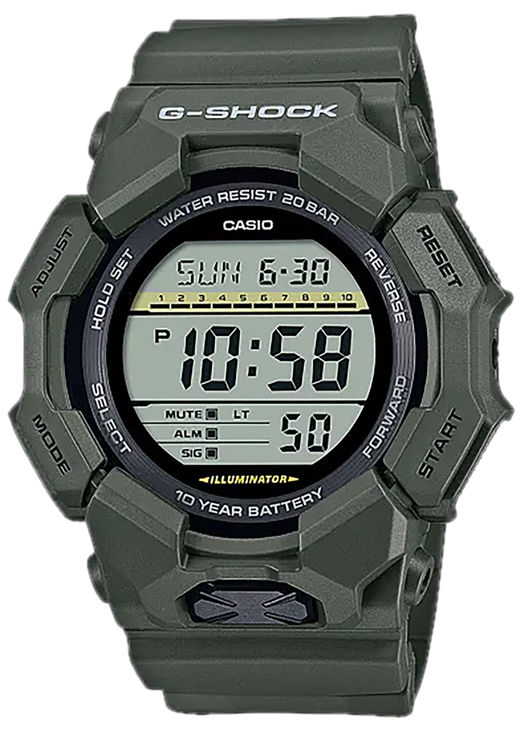 GSHOCK GD0103CR DIGITAL MOVEMENT GRN