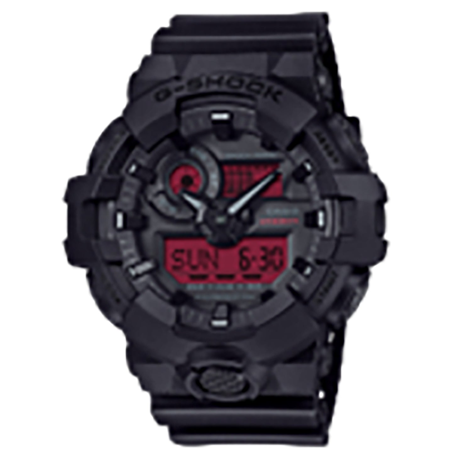 GSHOCK GA700BBR1ACR ANALOG DIGITAL BLK/RED