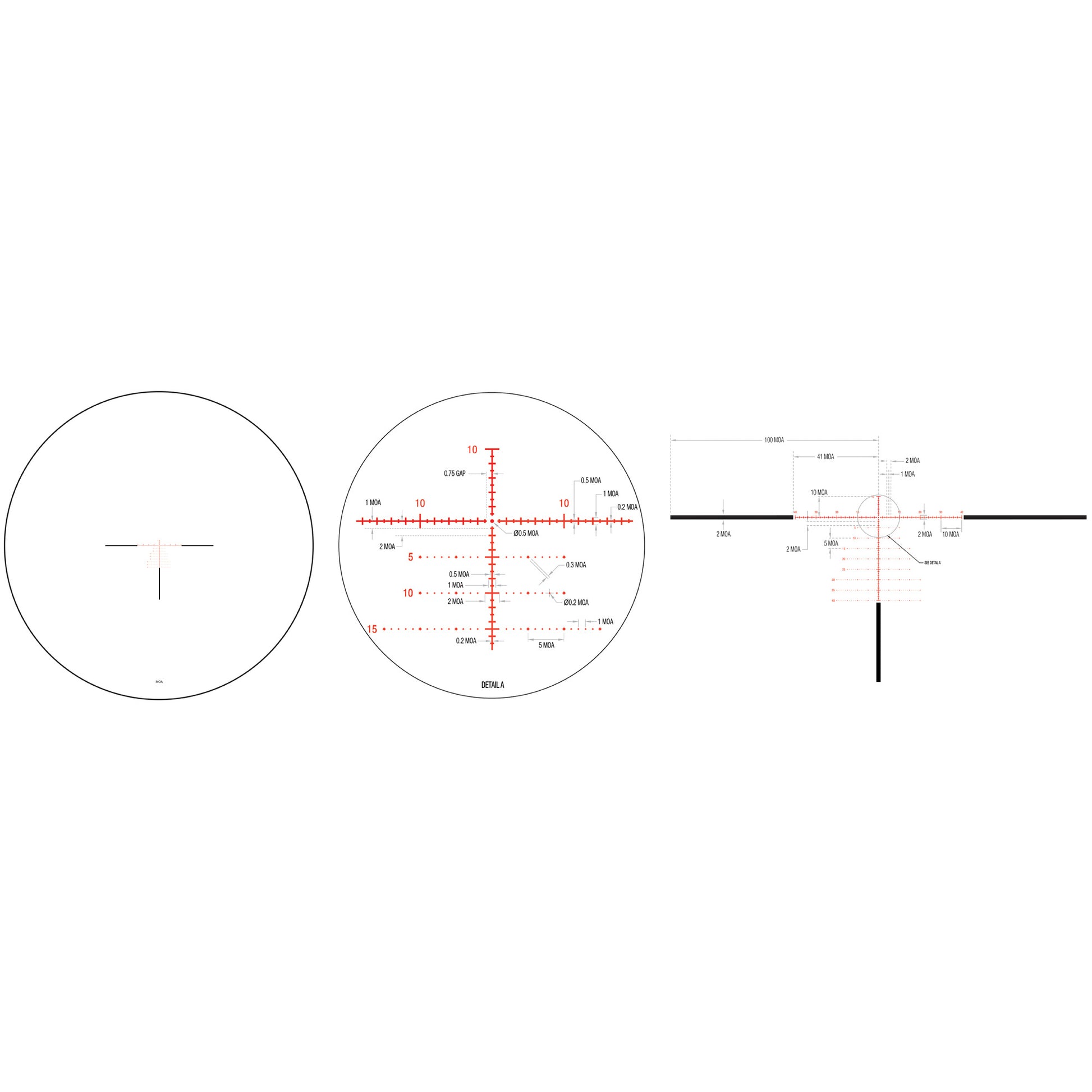 TRIJICON CREDO 2-10X36 FFP MOA RED