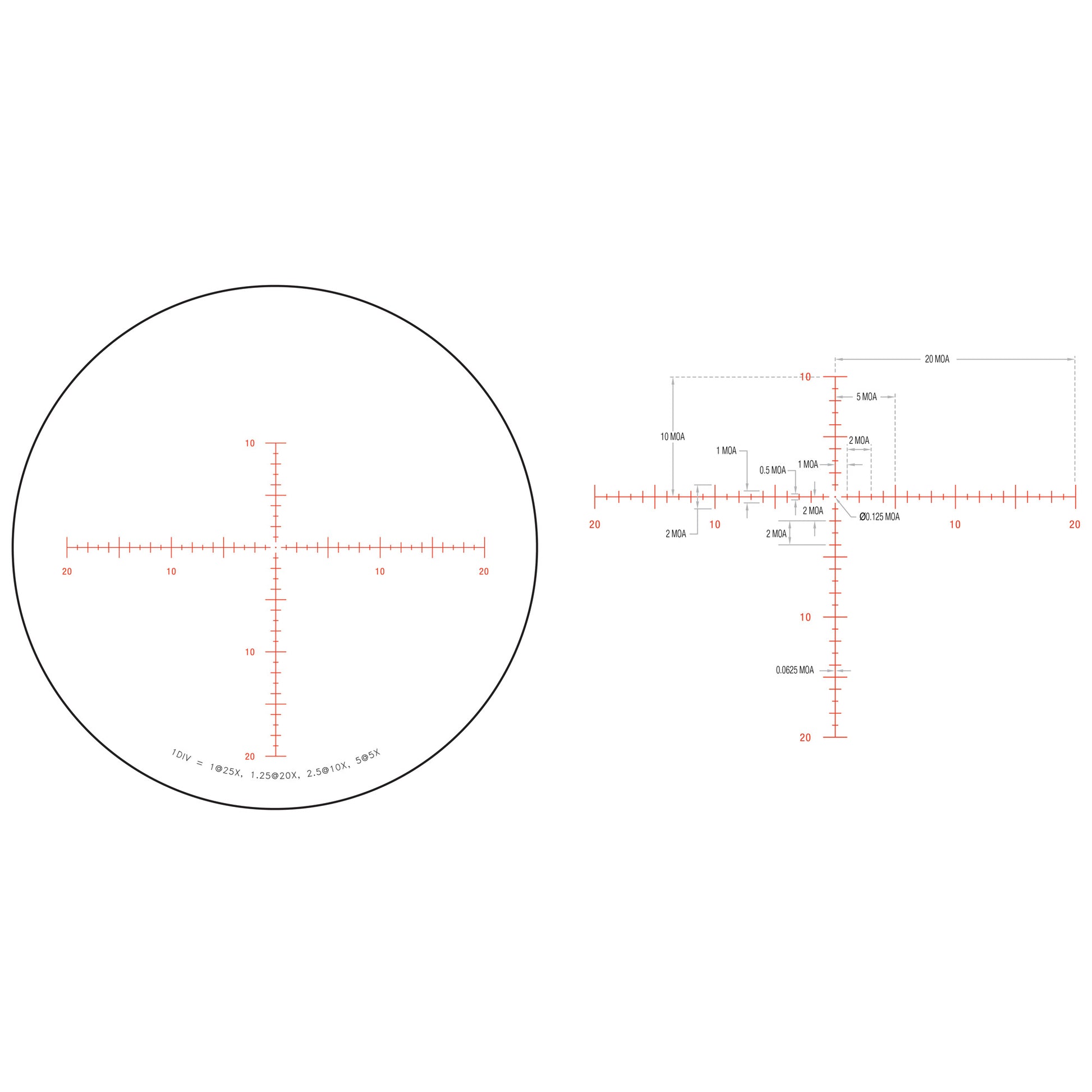 TRIJICON TENMILE HX 5-25X50 SFP MOA