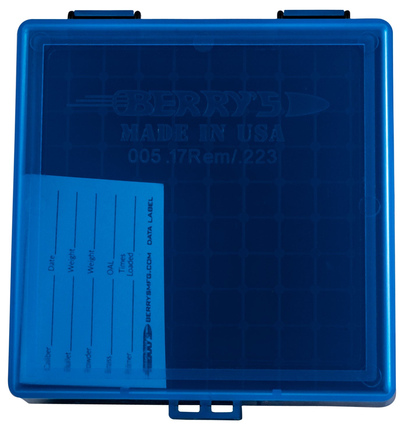 BERRYS 86410     005 AMMO BOX  223/556 100R BLU/BK