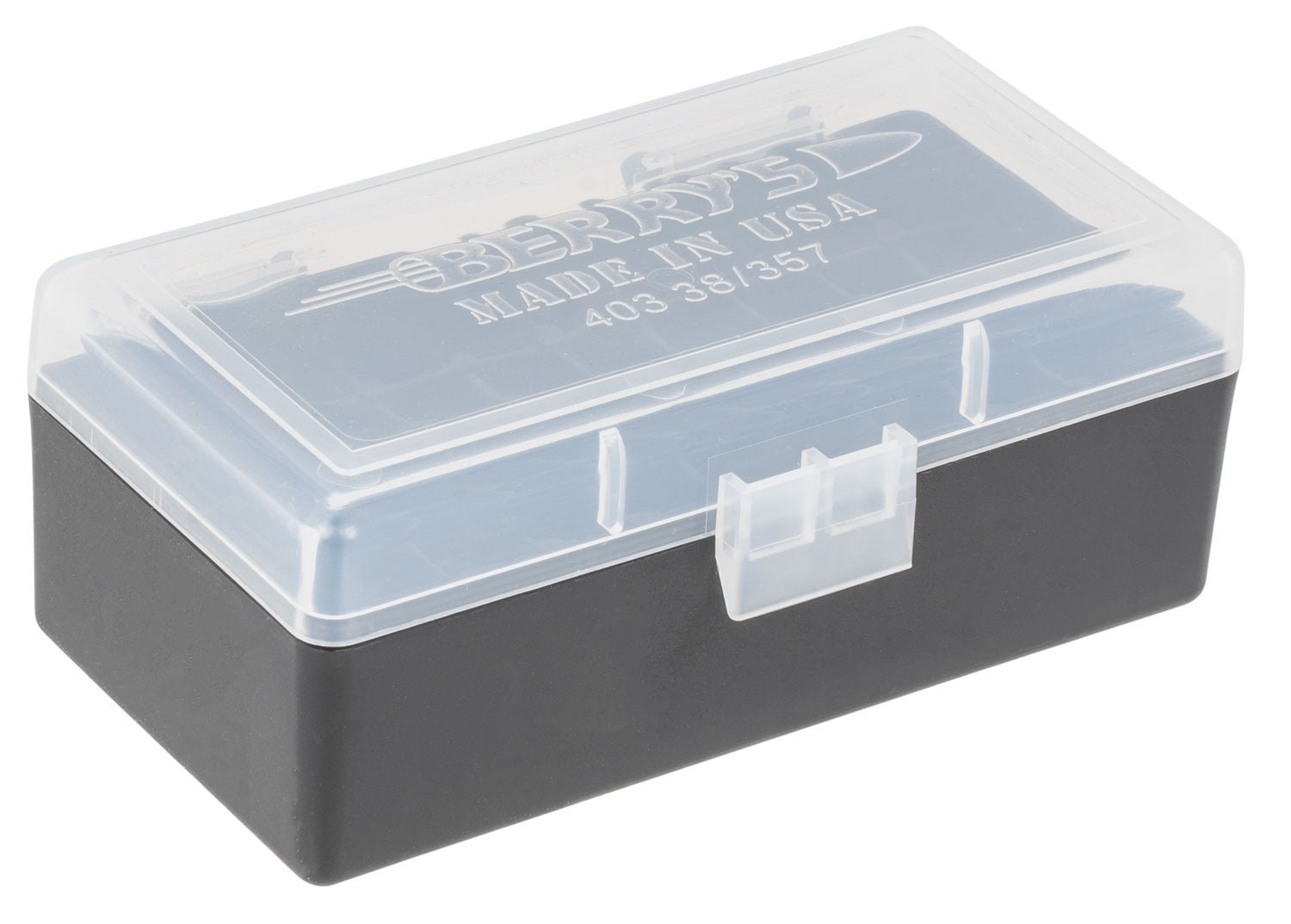 BERRYS 61687     403 AMMO BOX   38/357  50R CLR/BK