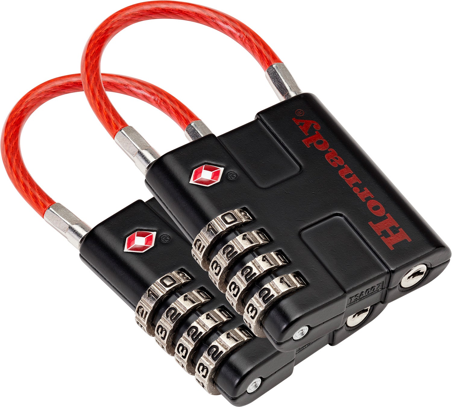 HORN 96022   TSA PADLOCK W/CABLE 2PACK