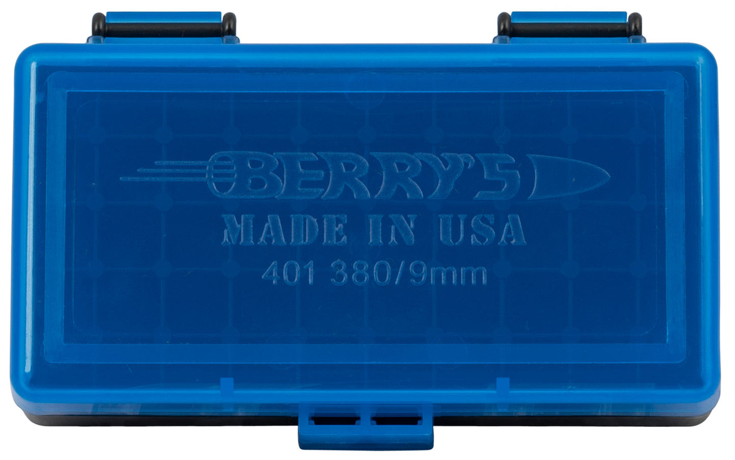 BERRYS 53852     401 AMMO BX  380/9MM  50R  BLU/BK