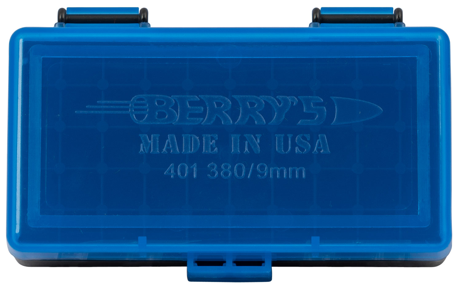 BERRYS 53852     401 AMMO BX  380/9MM  50R  BLU/BK