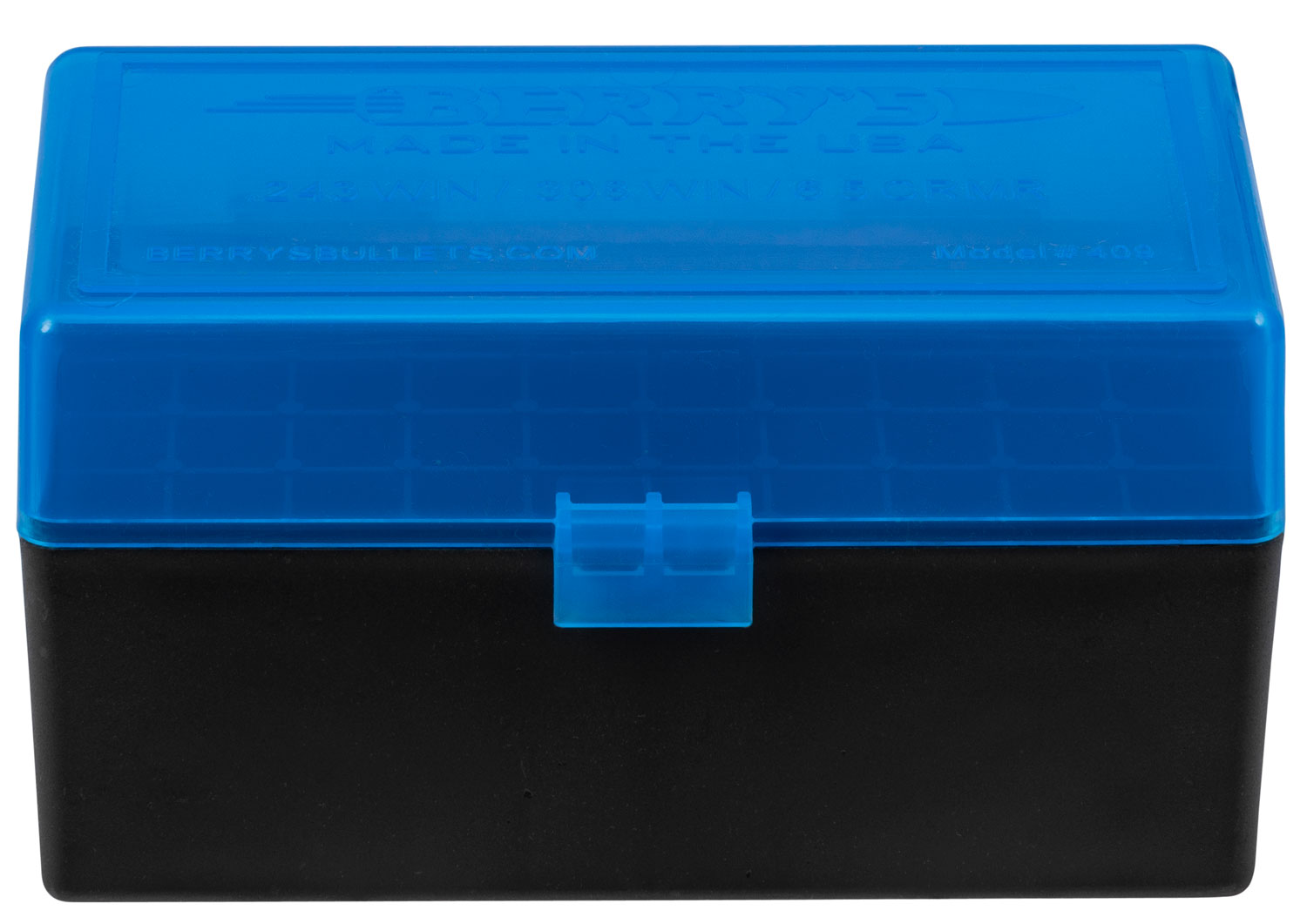 BERRYS 82467     409 AMMO BOX  243/308  50R BLU/BK