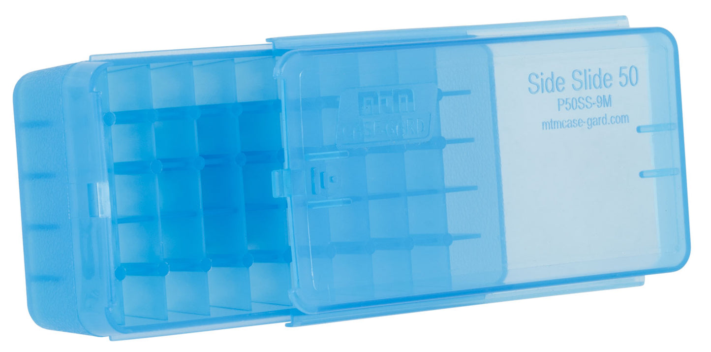 MTM P50SS9M24   9MM PSTL SLIDE STOP 50RD BOX  BLUE