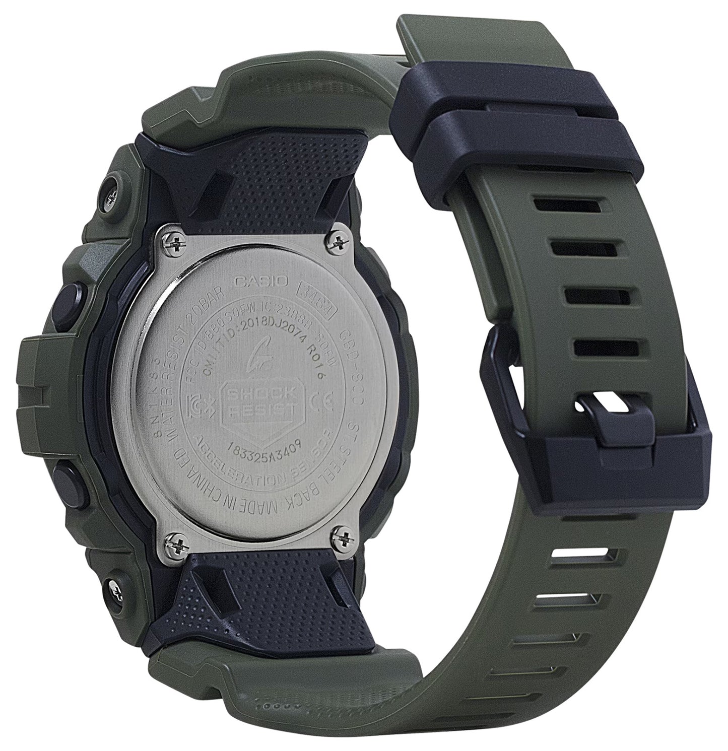 GSHOCK GBD800UC3   TACTICAL MOVE POWER TRNR    GRN