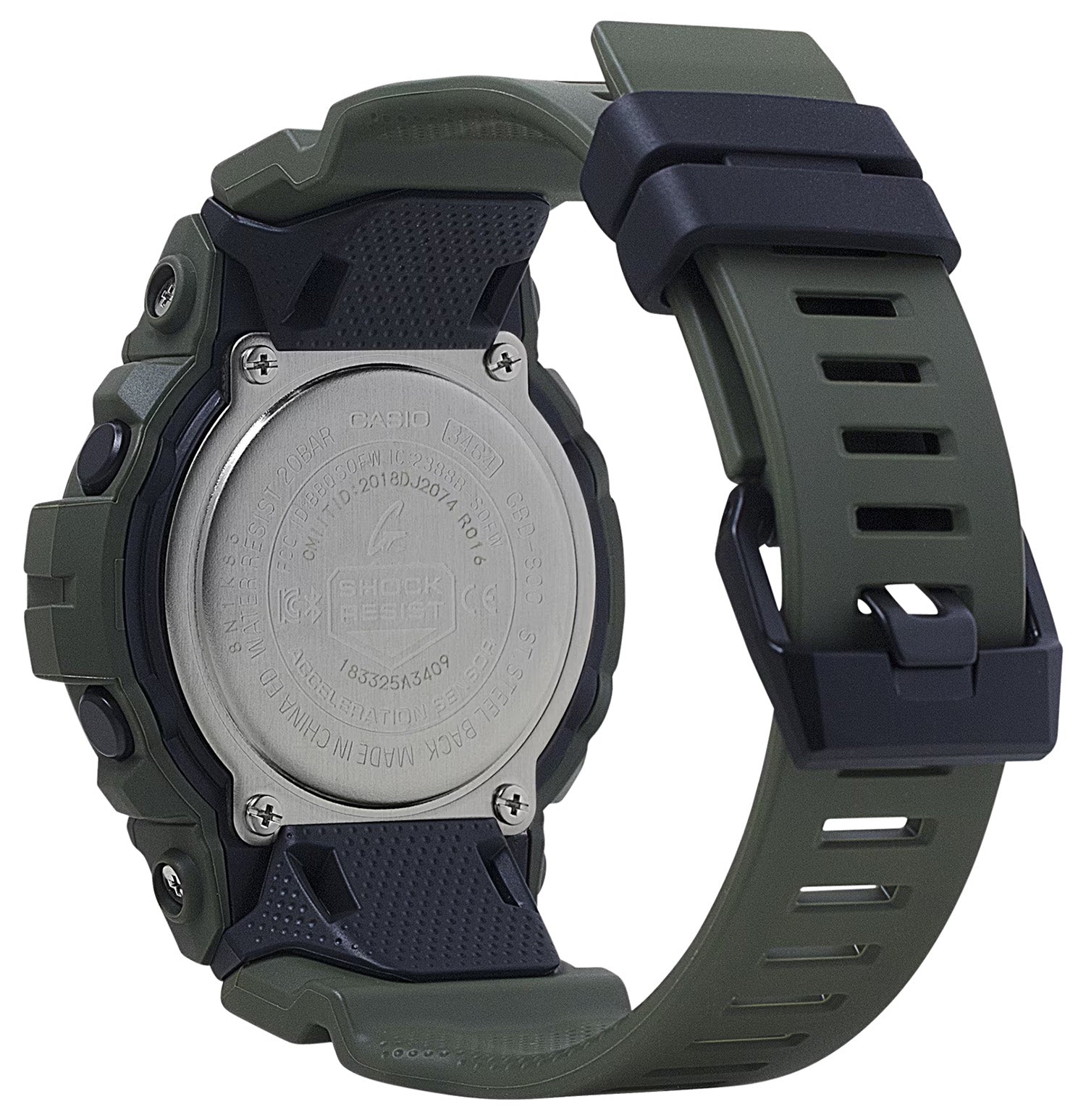 GSHOCK GBD800UC3   TACTICAL MOVE POWER TRNR    GRN