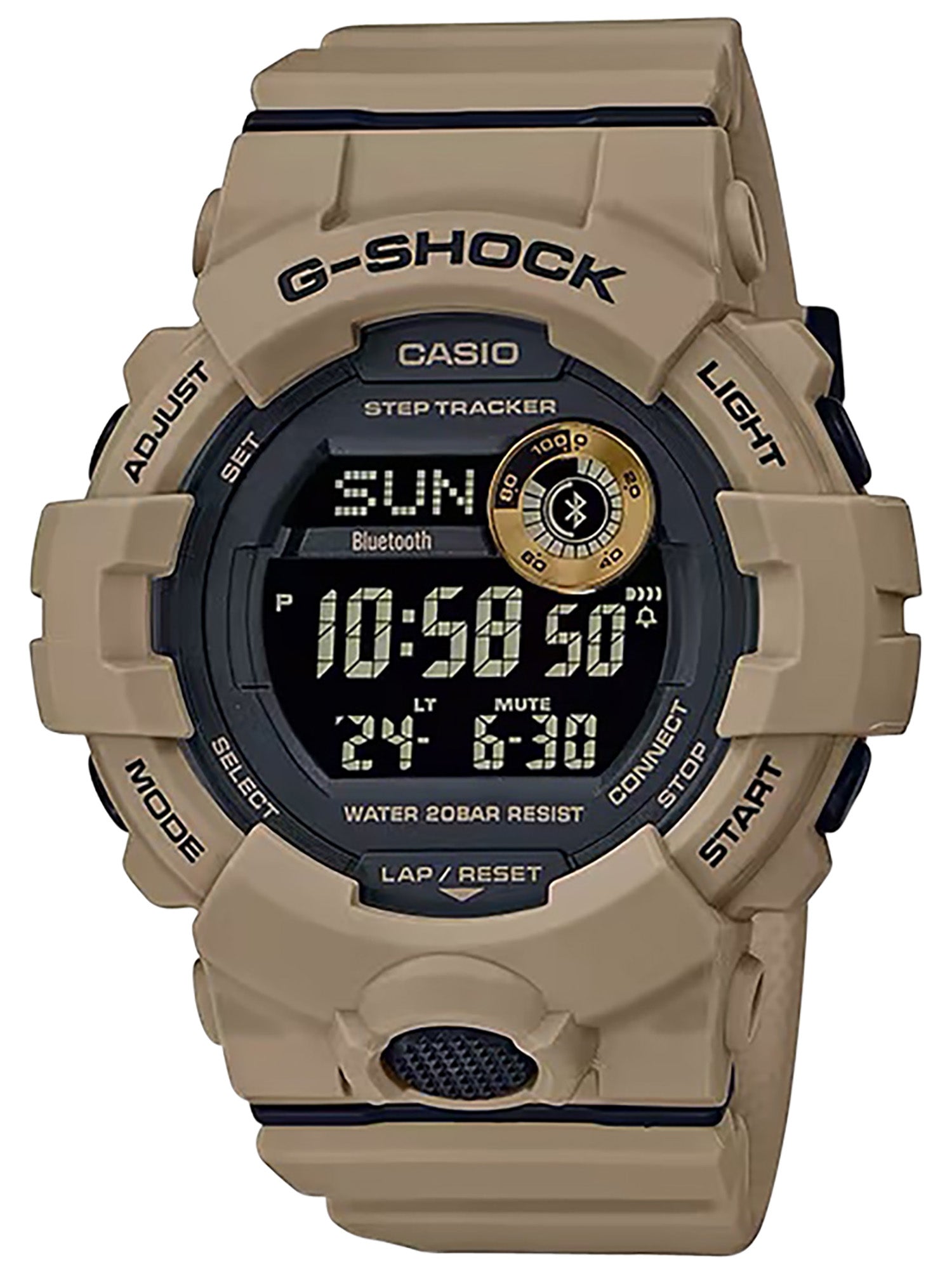 GSHOCK GBD800UC5   TACTICAL MOVE POWER TRNR    TAN