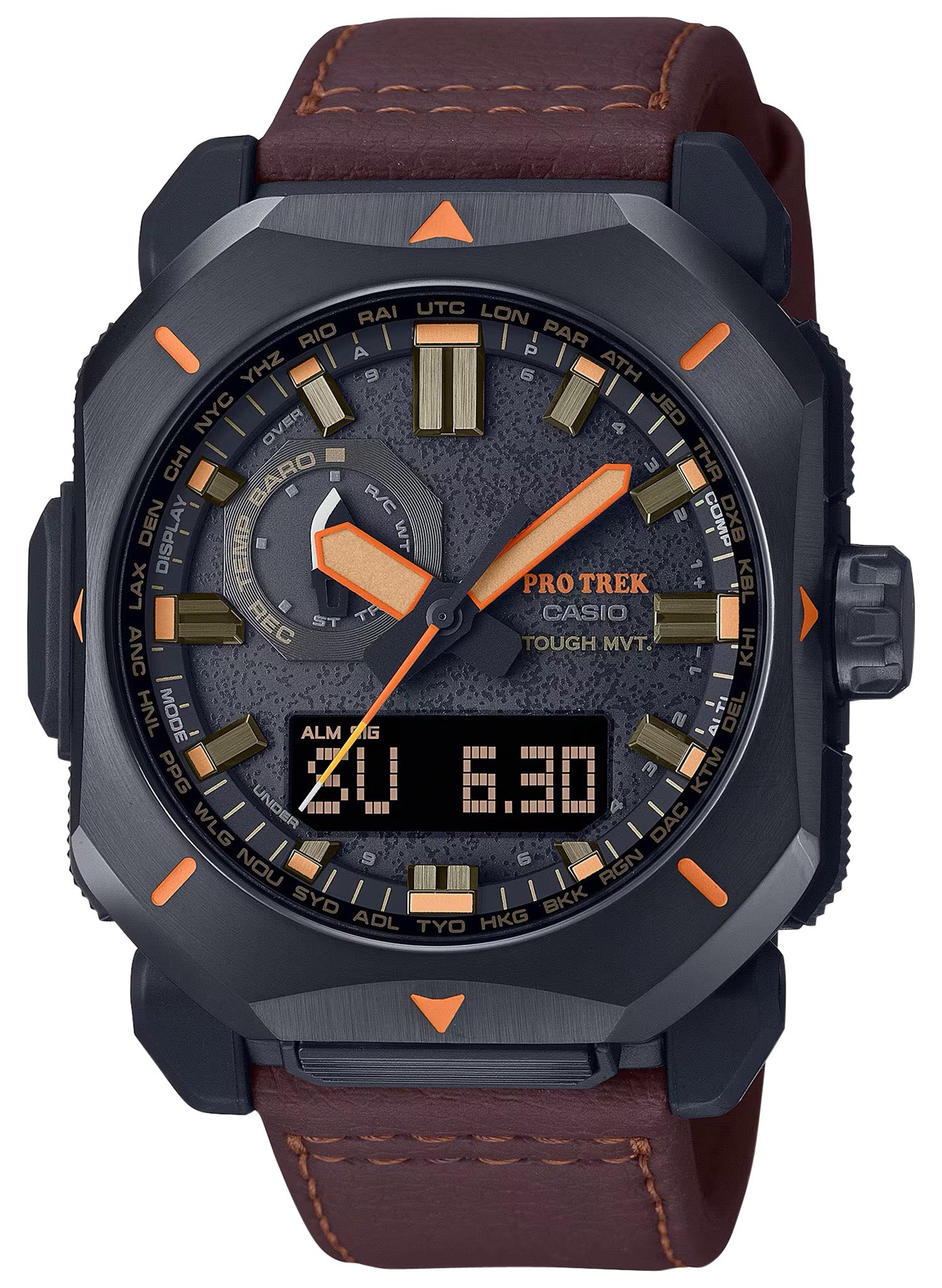GSHOCK PRW6900YL5  CASIO PRO TREK SOLAR       BRN