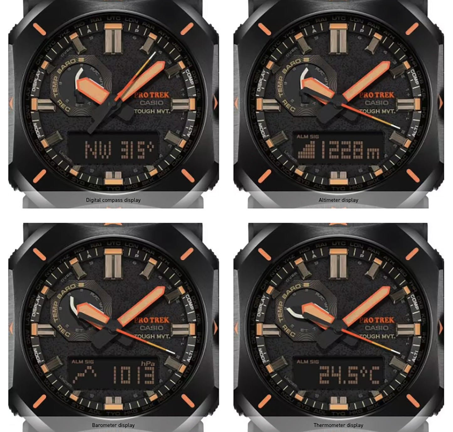 GSHOCK PRW6900YL5  CASIO PRO TREK SOLAR       BRN