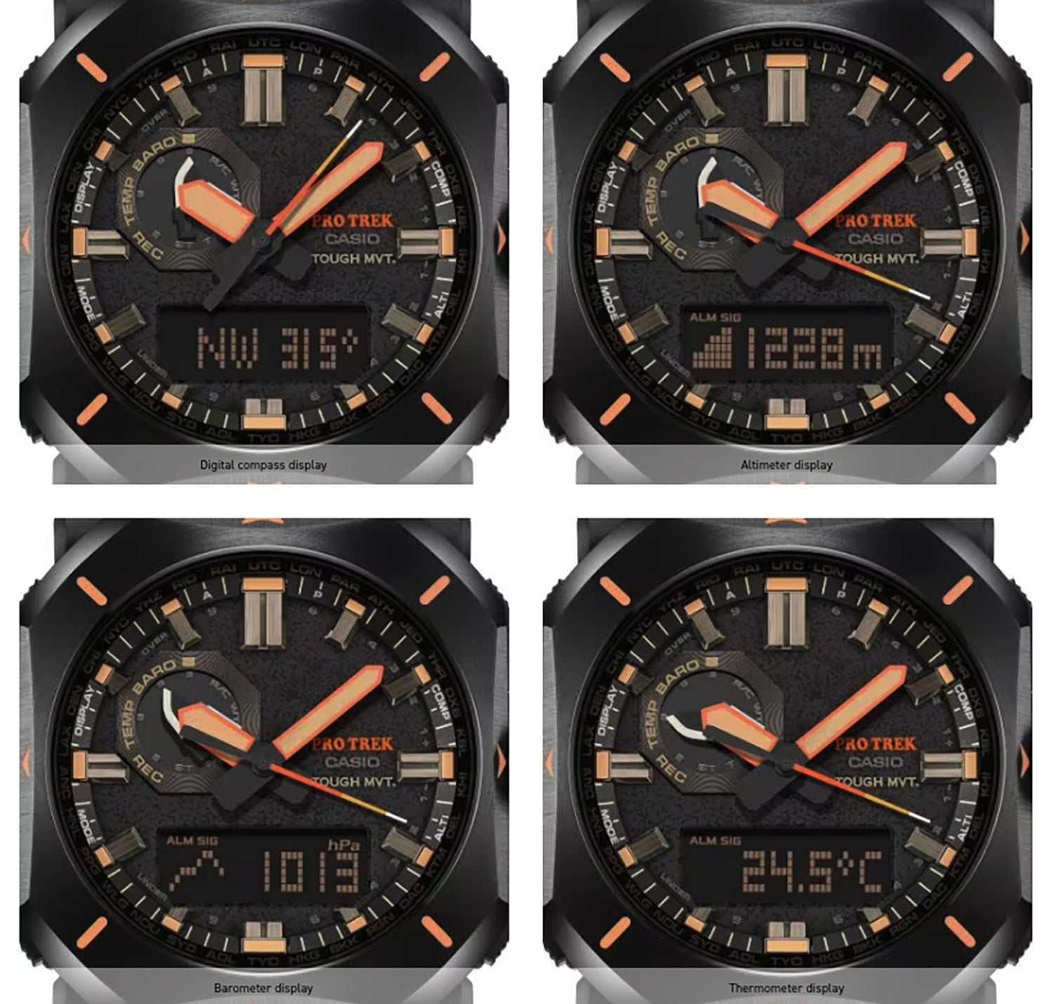 GSHOCK PRW6900YL5  CASIO PRO TREK SOLAR       BRN