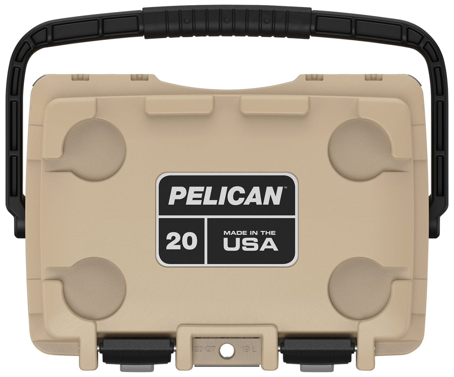 PELICAN 20Q-1-TANWHT     20QT ELITE COOLER TAN/WHT