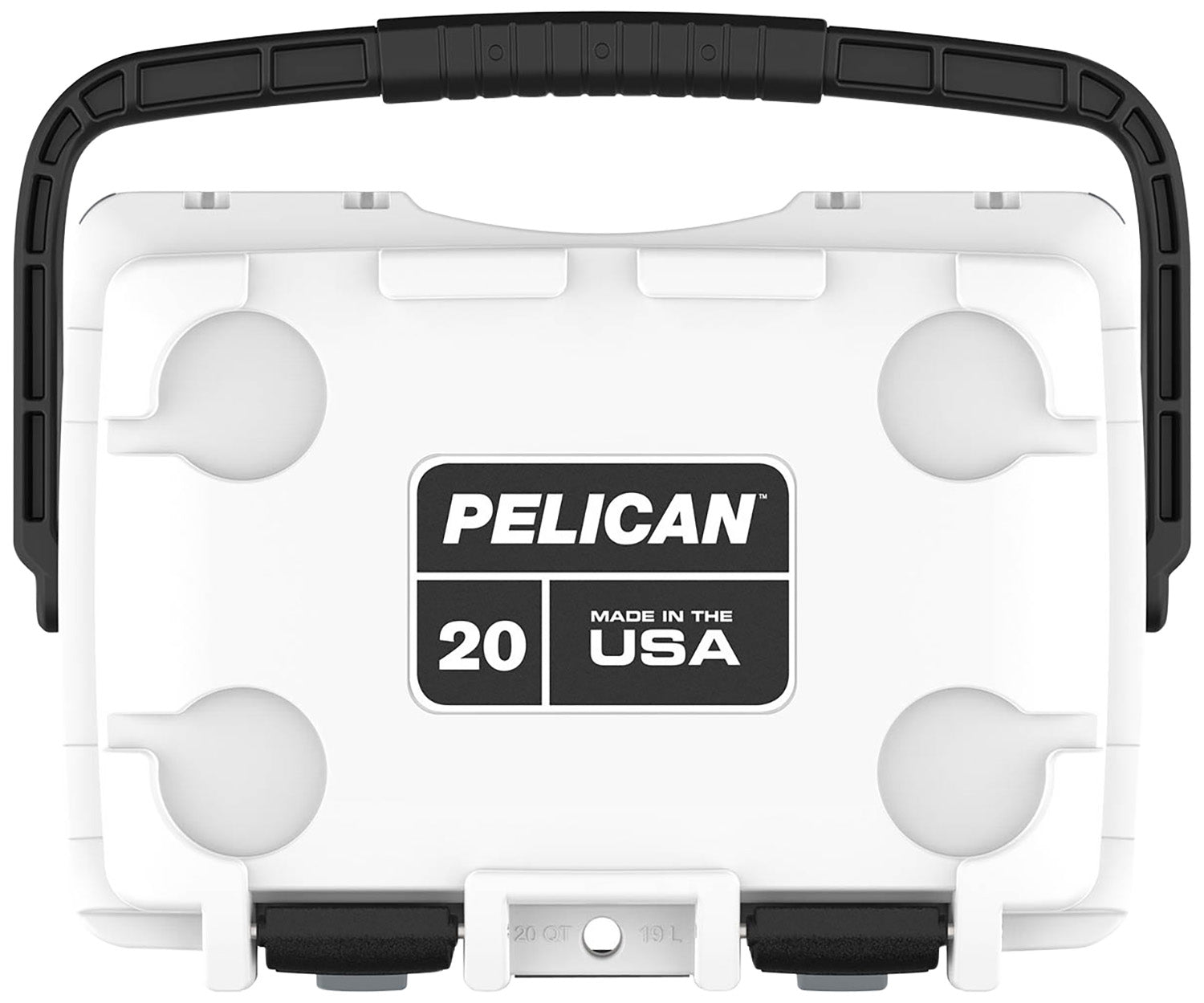 PELICAN 20Q-1-WHTGRY     20QT ELITE COOLER WHT/GRY