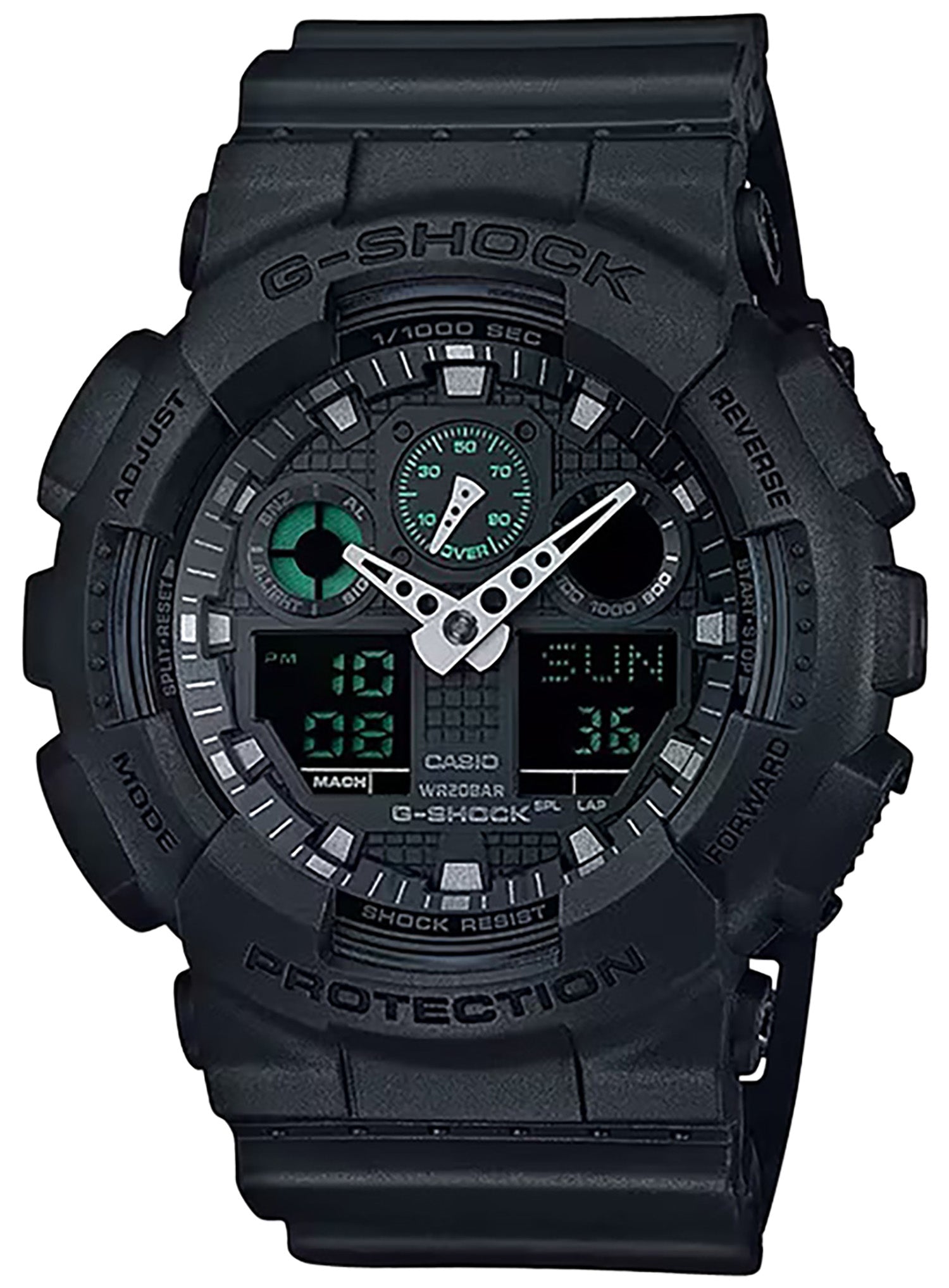 GSHOCK GA100MB1ACR TACTICAL XL                 BLK