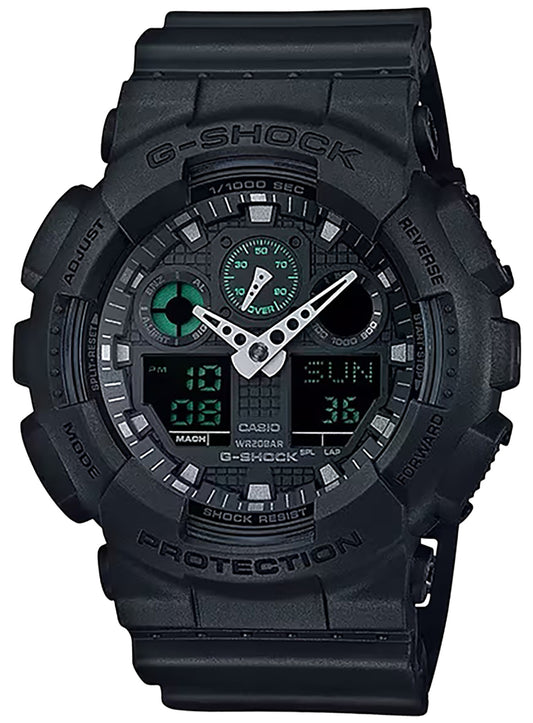 GSHOCK GA100MB1ACR TACTICAL XL                 BLK