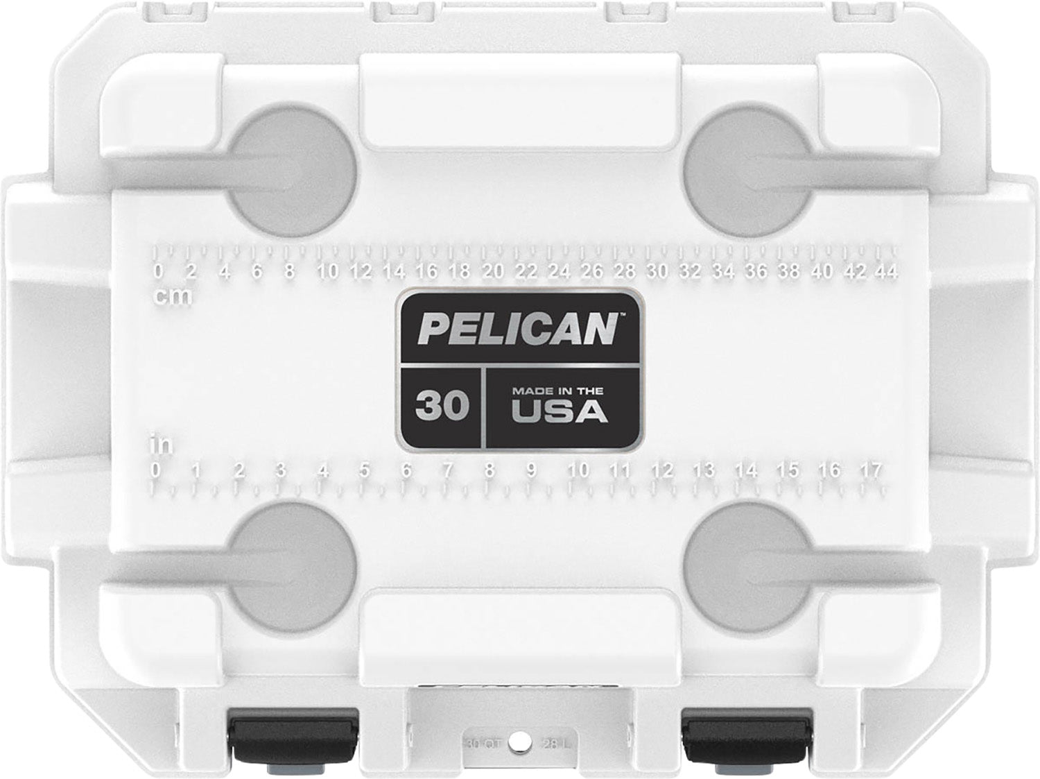 PELICAN 30Q-1-WHTGRY     30QT ELITE COOLER WHT/GRY