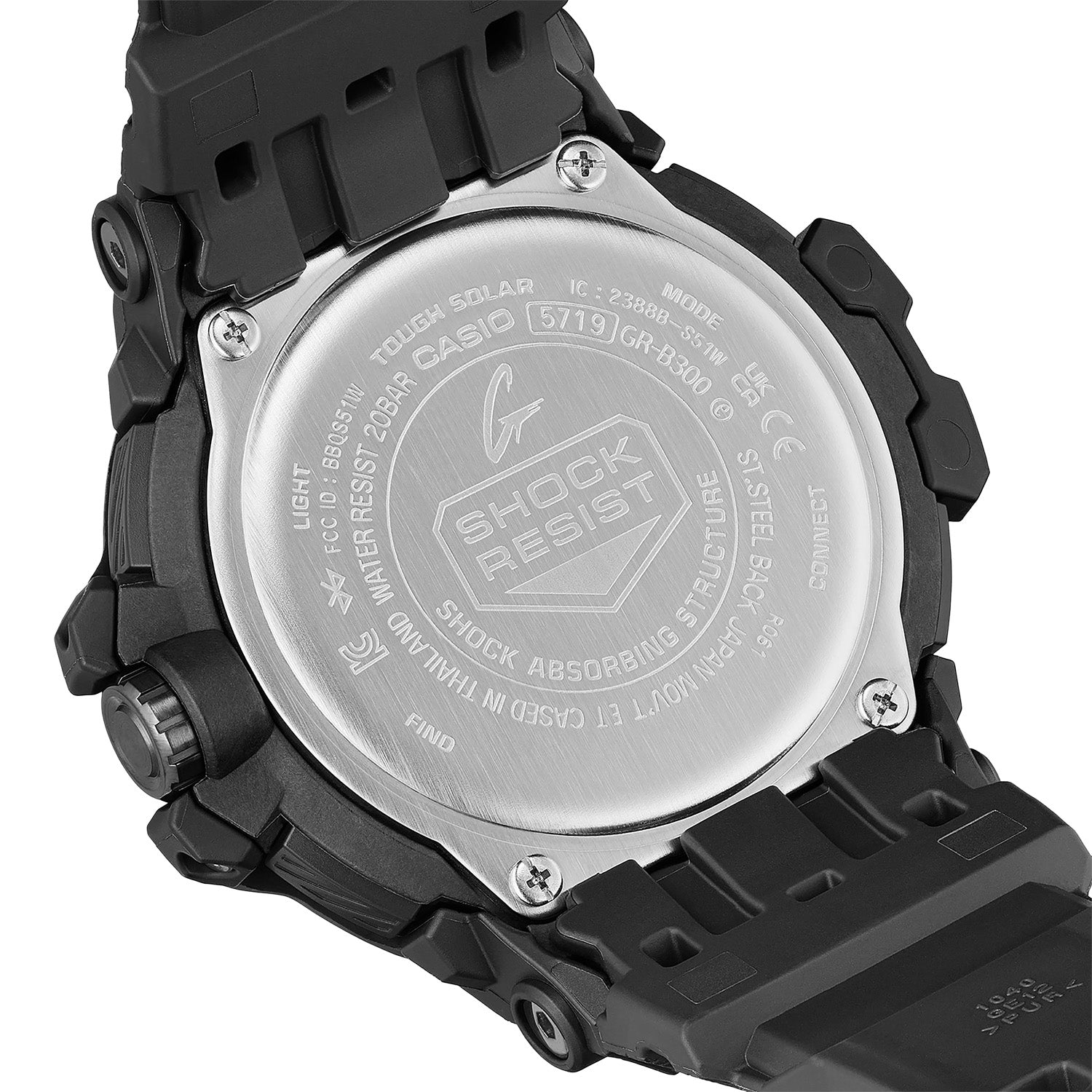 GSHOCK GRB3001A      GARVITY MASTER SOLAR      BLK