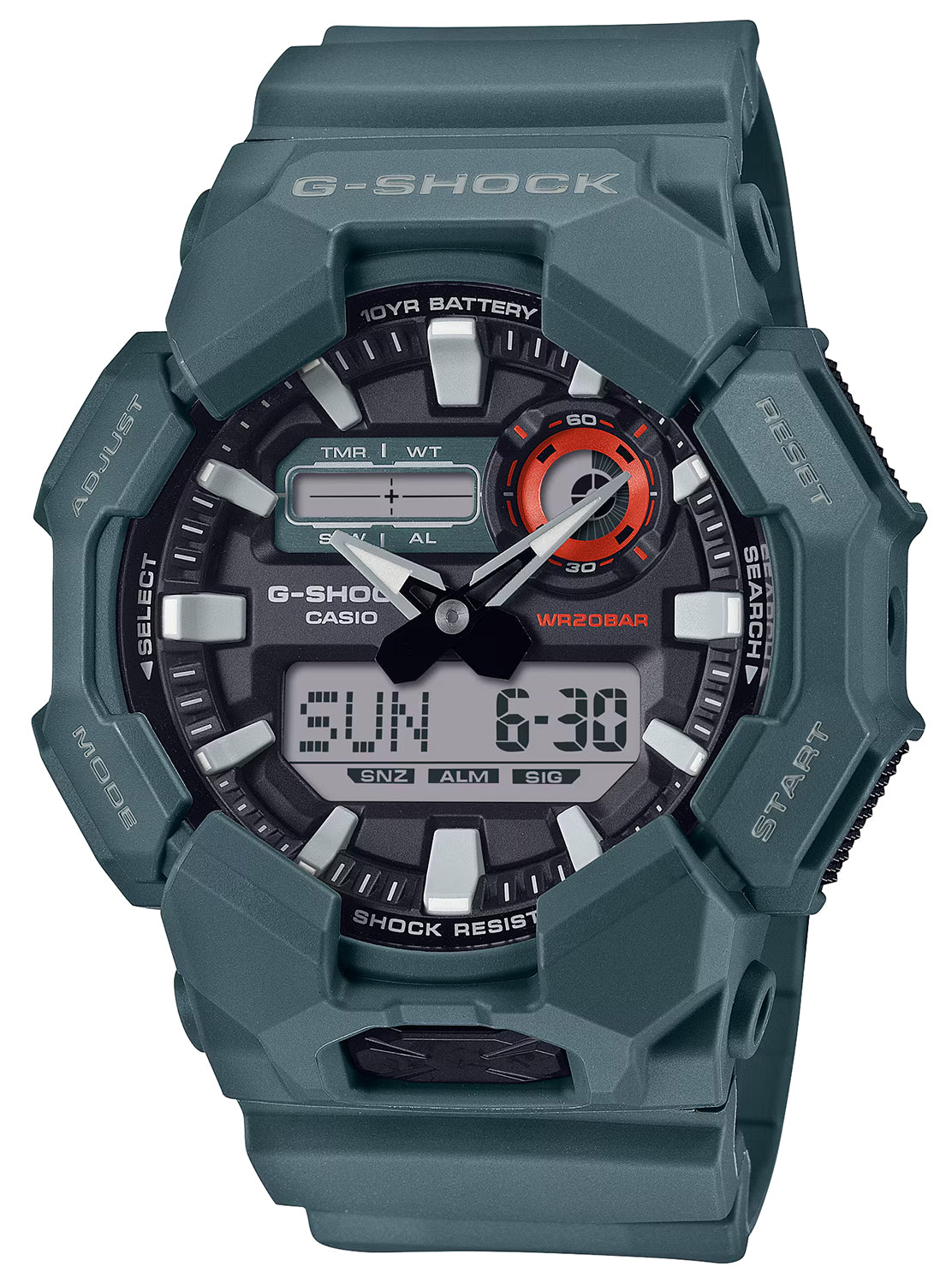 GSHOCK GA0102ACR     ANALOG DIGITAL           BLUE