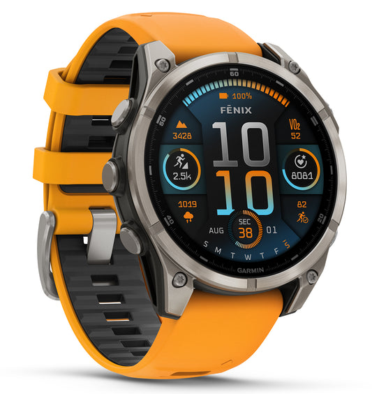 GAR 010-02904-10    FENIX8 47MM AMOLED ORNG/TTNM
