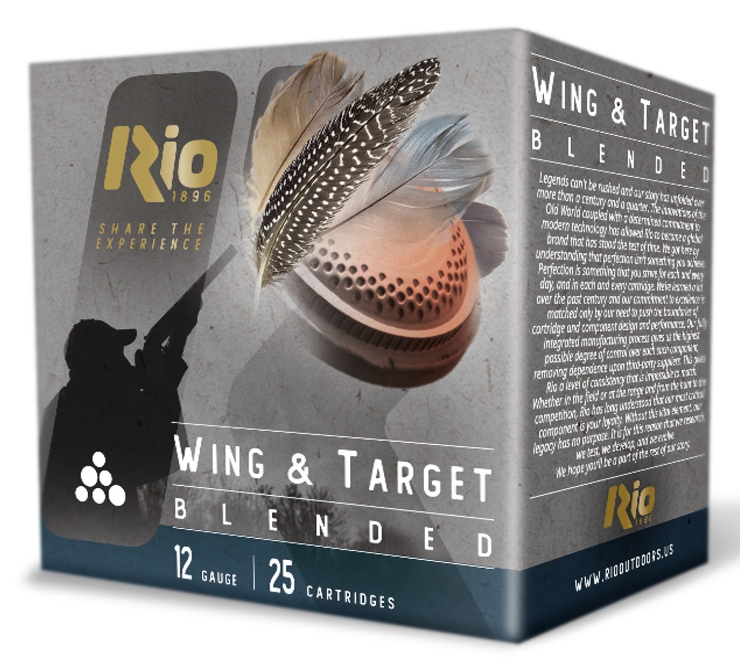 RIO WTBL32759 WING&amp;TARGT 12G 2 3/1 1-1/8 7.5 25/10